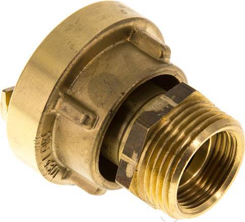 25-D (31 mm) Brass Storz Coupling G 1'' Male Thread Rotatable