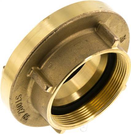 65 (81 mm) Brass Storz Coupling G 2 1/2'' Female Thread