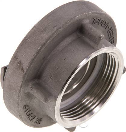 38 (51 mm) Stainless Steel Storz Coupling G 1 1/4'' Female Thread