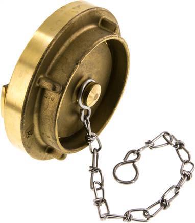 65 (81 mm) Brass Cap for Storz Coupling