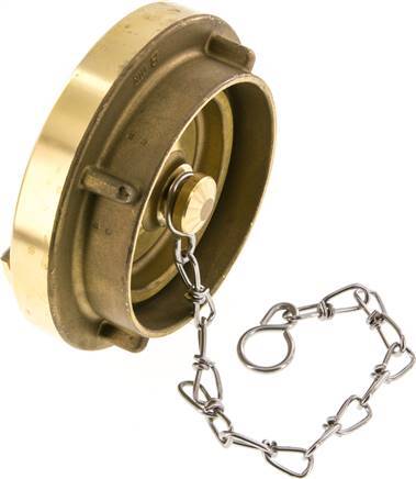 75-B (89 mm) Brass Cap for Storz Coupling