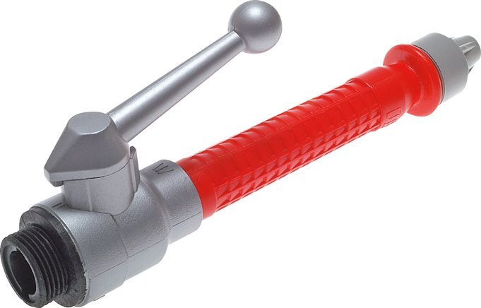 9 mm Strahlrohr G 2'' Außengewinde Geschmiedetes Aluminium und Kunststoff DIN 14365
