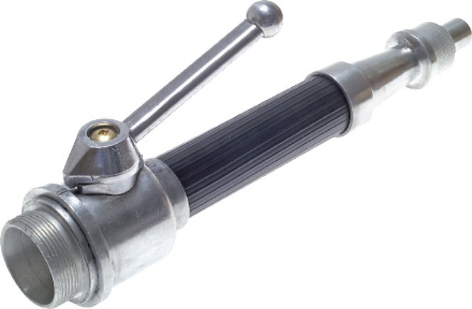 Tuyau de jet de 9 mm G 2'' filets mâles aluminium forgé et caoutchouc DIN 14365