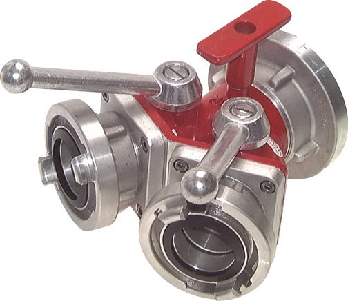 75-B and 52-C 2xStorz Distributor with Ball Shutoff