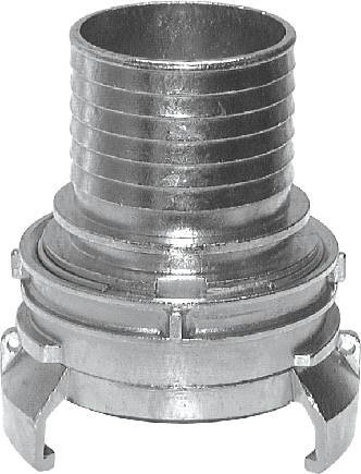 Guillemin DN 65 Edelstahl-Kupplung 65 mm Schlauchpfeiler ohne Verschluss