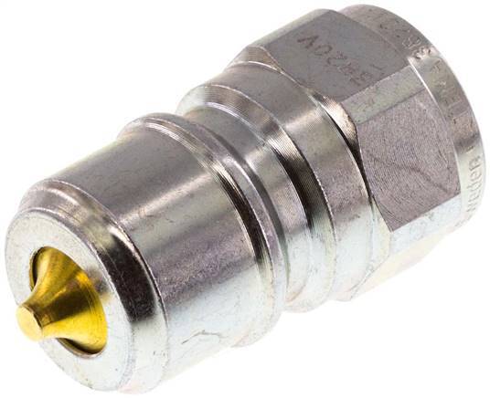 Steel DN 10 Coupling For Washing Machine Plug G 3/8 inch Male Threads Double Shut-Off