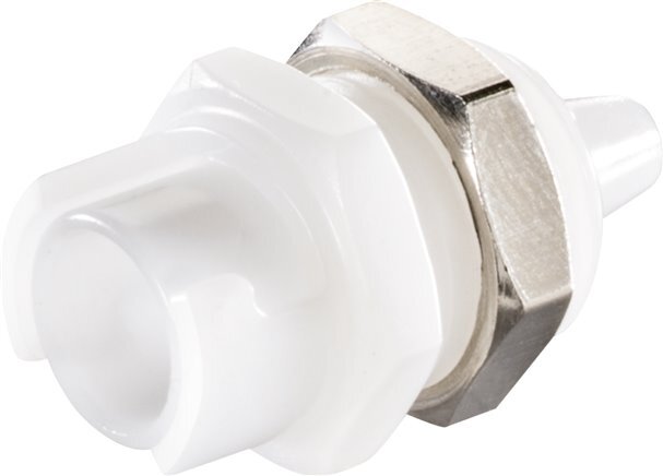 POM DN 1,6 Linktech-Kupplungsmuffe 3,2 mm Schlauchsäule Bulkhead 10 Serie