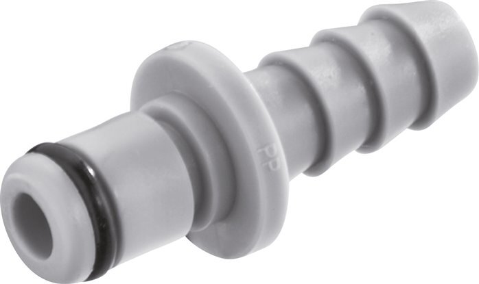 PP DN 3.2 Linktech Coupling Plug 1.6 mm Hose Pillar Grey 20 Series