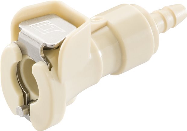 PP DN 3.2 Enchufe de anclaje Linktech 1,6 mm Pilar para manguera Beige Serie 20