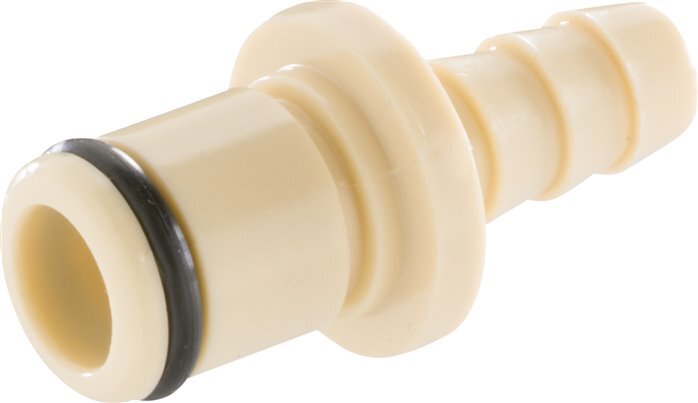 PP DN 6,4 Tapón de anclaje Linktech 9,5 mm Pilar para manguera Beige Serie 40