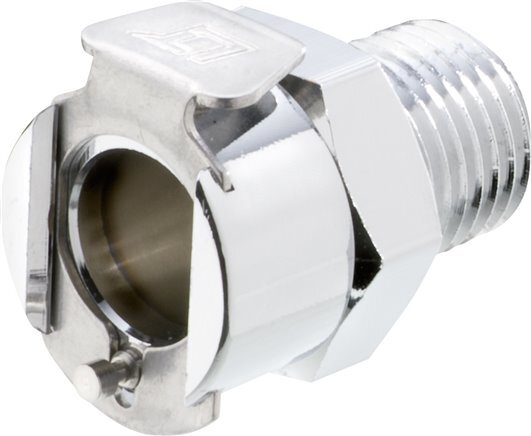 Acoplamiento de latón DN 6.4 Linktech con rosca macho NPT de 3/8 pulgadas Serie 40