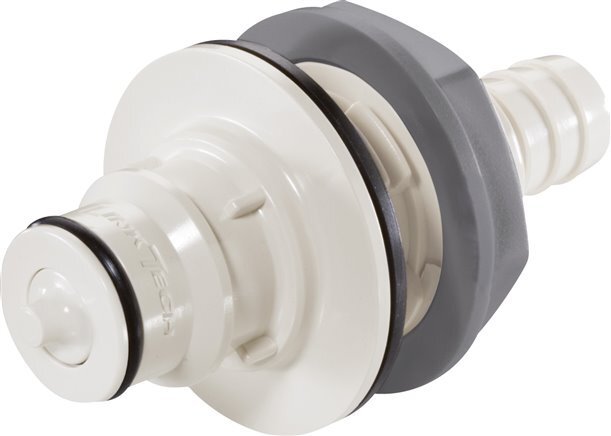 PSU DN 9.5 Linktech Coupling Plug 12.7 mm Tuyau Pilier Bulkhead Double Shut-Off 60 Series