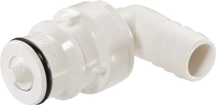 PSU DN 9.5 Linktech Coupling Plug 9.5 mm Hose Pillar 90-deg 60 Series