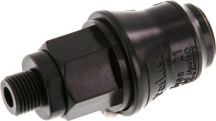 POM DN 5 Accouplement femelle G 1/8 pouce filetage mâle