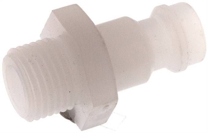 PVDF DN 5 Coupling Plug G 1/8 inch Male Threads