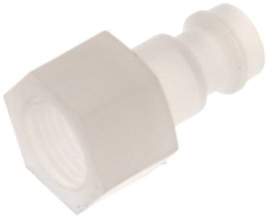 PVDF DN 5 Coupling Plug G 1/8 inch Female Threads