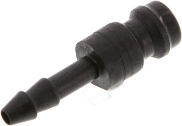 POM DN 5 Coupling Plug 4 mm Hose Pillar