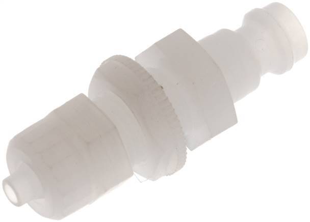 PVDF DN 5 Bouchon d'accouplement 4x6 mm Union Nut Bulkhead