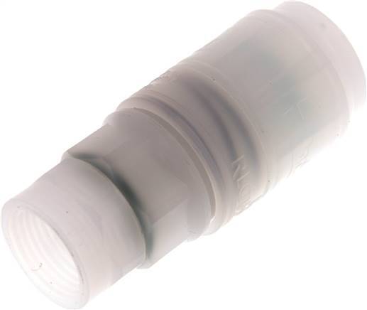 PVDF DN 7.2 Coupling Socket G 3/8 inch Female Threads