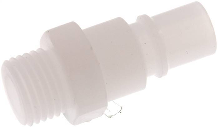 PVDF DN 7.2 Coupling Plug G 1/4 inch Male Threads