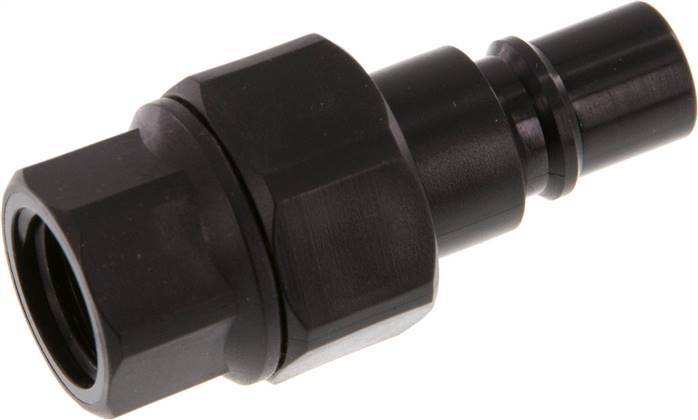 POM DN 7.2 Coupling Plug G 1/4 inch Female Threads Double Shut-Off