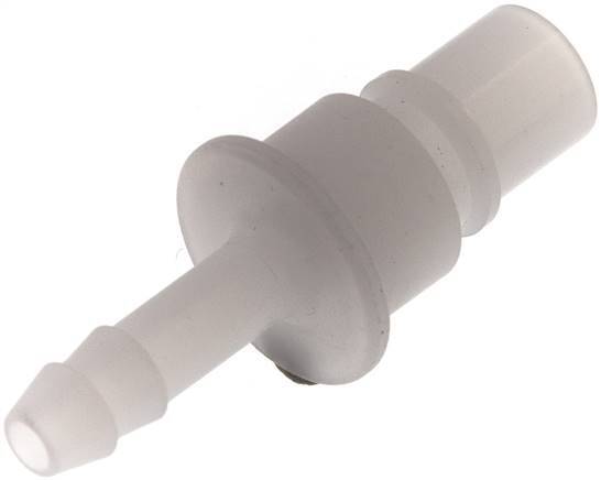 PVDF DN 7.2 Coupling Plug 6 mm Hose Pillar