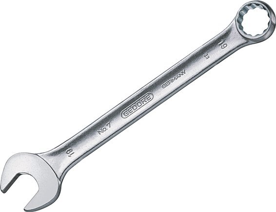 6mm Gedore Open End Wrench With 15 Degrees Angled Box End