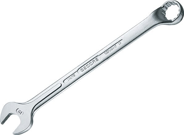 6mm Gedore Open End Wrench With 10 Degrees Angled Box End