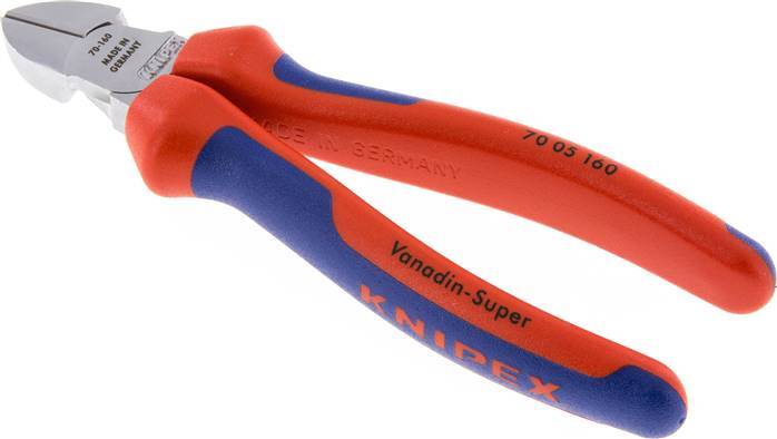 Alicates de corte diagonal Knipex 160 mm Mangos de 2 componentes