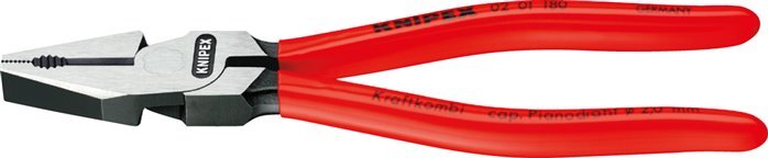 Alicates combinados Knipex Power 180 mm Mangos recubiertos de plástico