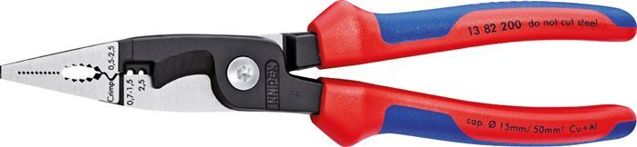 Knipex Electrical Installation Pliers 200mm 2-component Handles