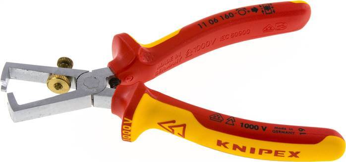 Alicates pelacables Knipex 160mm VDE probado hasta 1000V