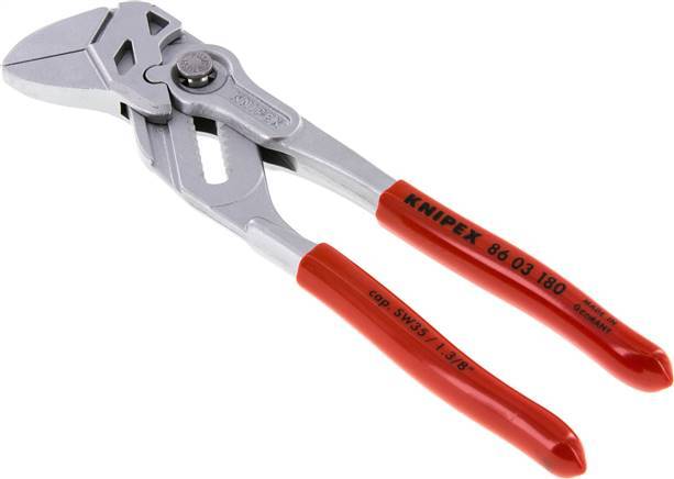 Knipex Schraubenschlüsselzange bis HEX 40mm Länge 180mm