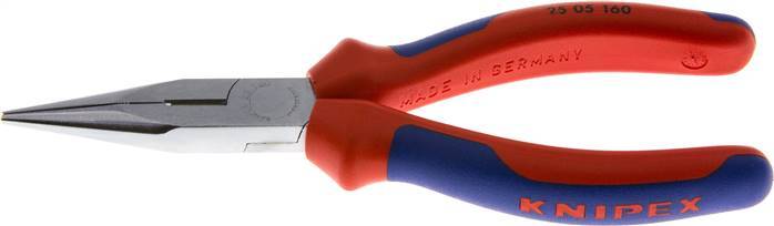 Alicates de punta recta Knipex 160 mm Mango de 2 componentes