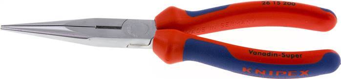 Alicates de punta recta Knipex de 200 mm con mangos de 2 componentes