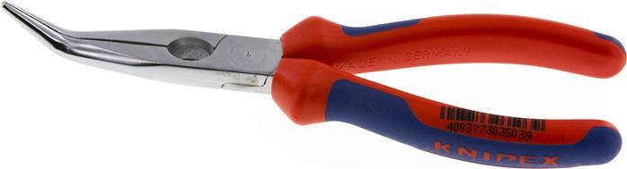 Knipex Angled Needle Nose Pliers 200 mm 2-component Handles