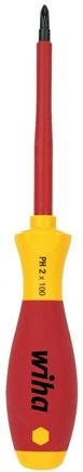 Wiha SoftFinish VDE Tested Screwdriver Philips PH2x100 mm