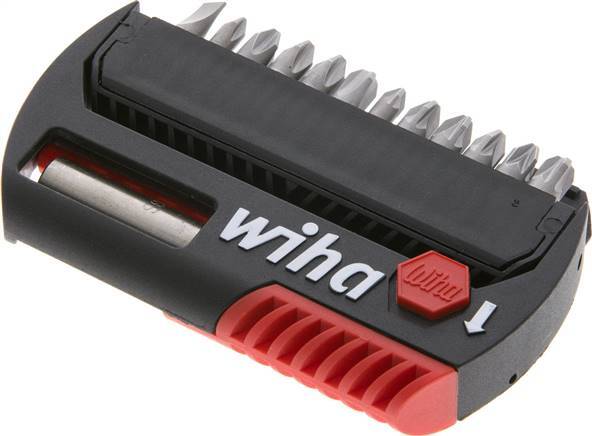 Wiha 13-teiliges Phillips/Pozidriv/TORX-Bit-Sortiment mit Bit-Halter