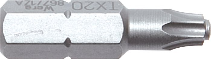 Wera TX10 TORX T-STAR Plus Bit 1/4" (6,3mm)