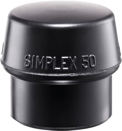 Simplex-Hammereinsätze Gummi Schwarz 30mm