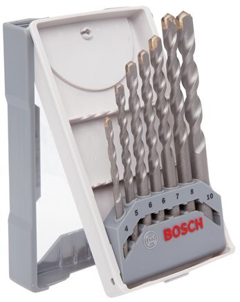 Bosch - Jeu de 7 embouts de marteau perforateur 4 - 10 mm