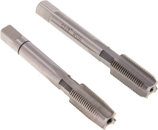 2-Piece Hand Thread Tap G 1/8" DIN 5157 (DIN 253)