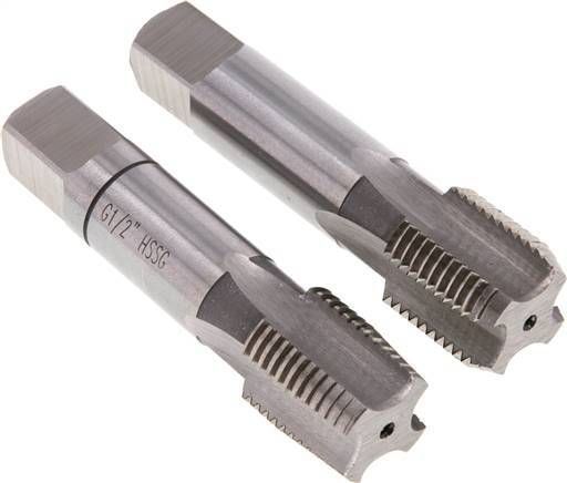 2-Piece Hand Thread Tap G 1/2" DIN 5157 (DIN 253)