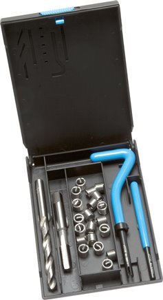 Kit de réparation de filets M5, M6, M8, M10 et M12 (130 pièces)