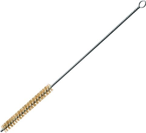 Tube Brush With Eyelet 4 mm Brass Wire Corrugated