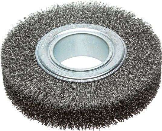 Brosse ronde 150 mm Fil d'acier 50 mm Trou de positionnement