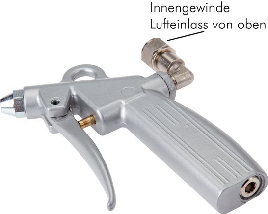 Aluminium Blaaspistool Geschikt voor Slanghaspel G 1/4"