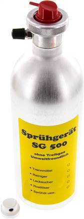 Bote de spray de aire comprimido recargable 500 ml