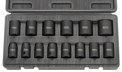 13-Piece Power Socket Set In Plastic Magazine 3/8" (9.52 mm)