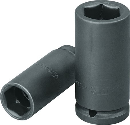 llave de vaso de 77 mm de longitud para tornillos hexagonales de 16 mm con cuadradillo de 1/2" (12,5 mm)